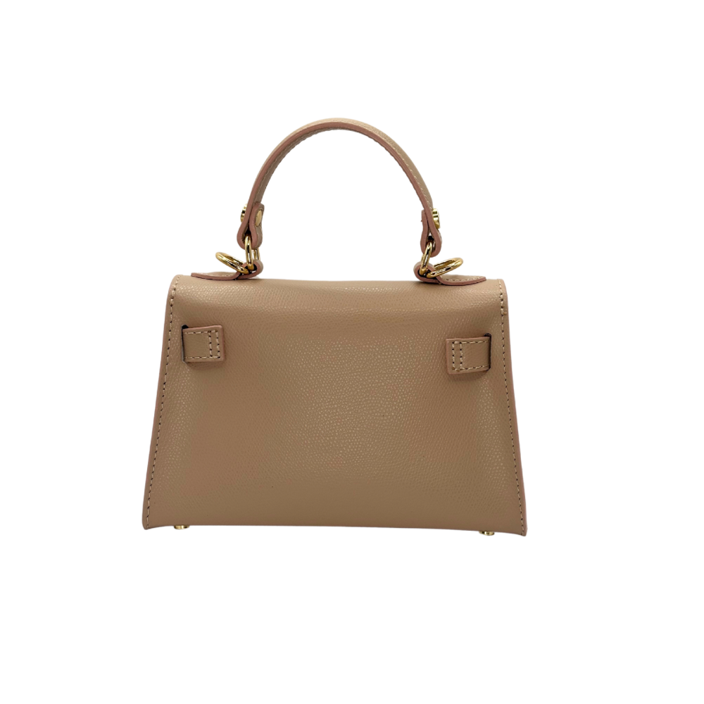 CM Mini Mila, Personalised Bag, in Nude Rose Leather