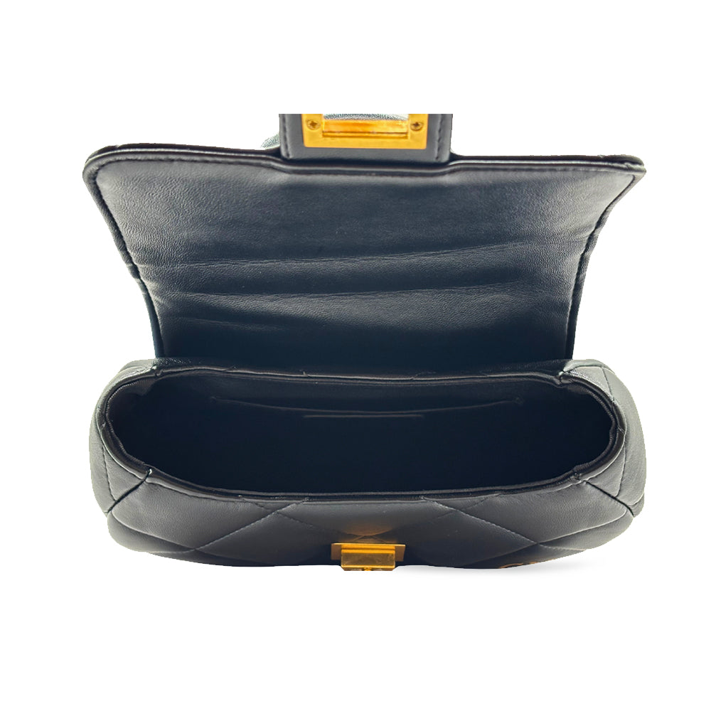 CM Mini Chloe, Personalised Bag, in Black Leather