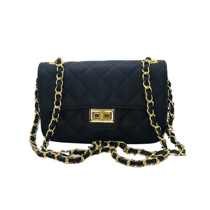 CM Mini Kelly Flap, Personalised Bag, in Navy Leather