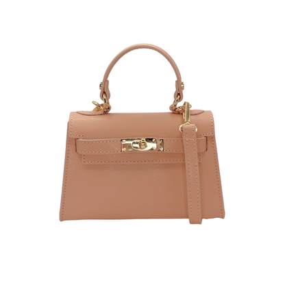 CM Mini Mila, Personalised Bag, in Rose Leather