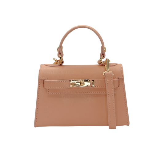 CM Mini Mila, Personalised Bag, in Rose Leather