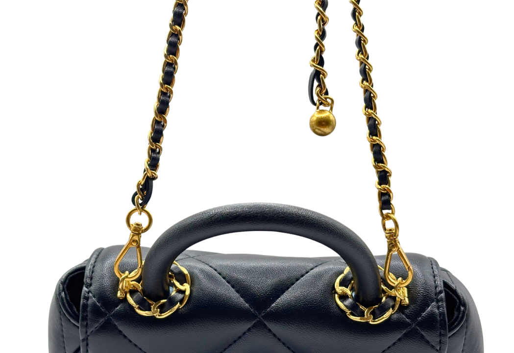 CM Mini Chloe, Personalised Bag, in Black Leather