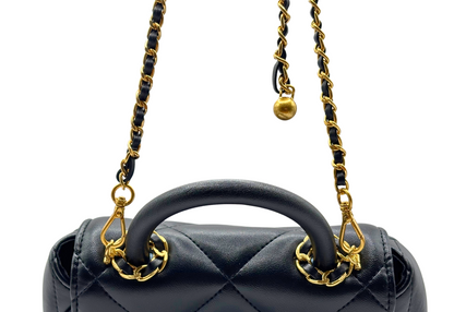 CM Mini Chloe, Personalised Bag, in Black Leather